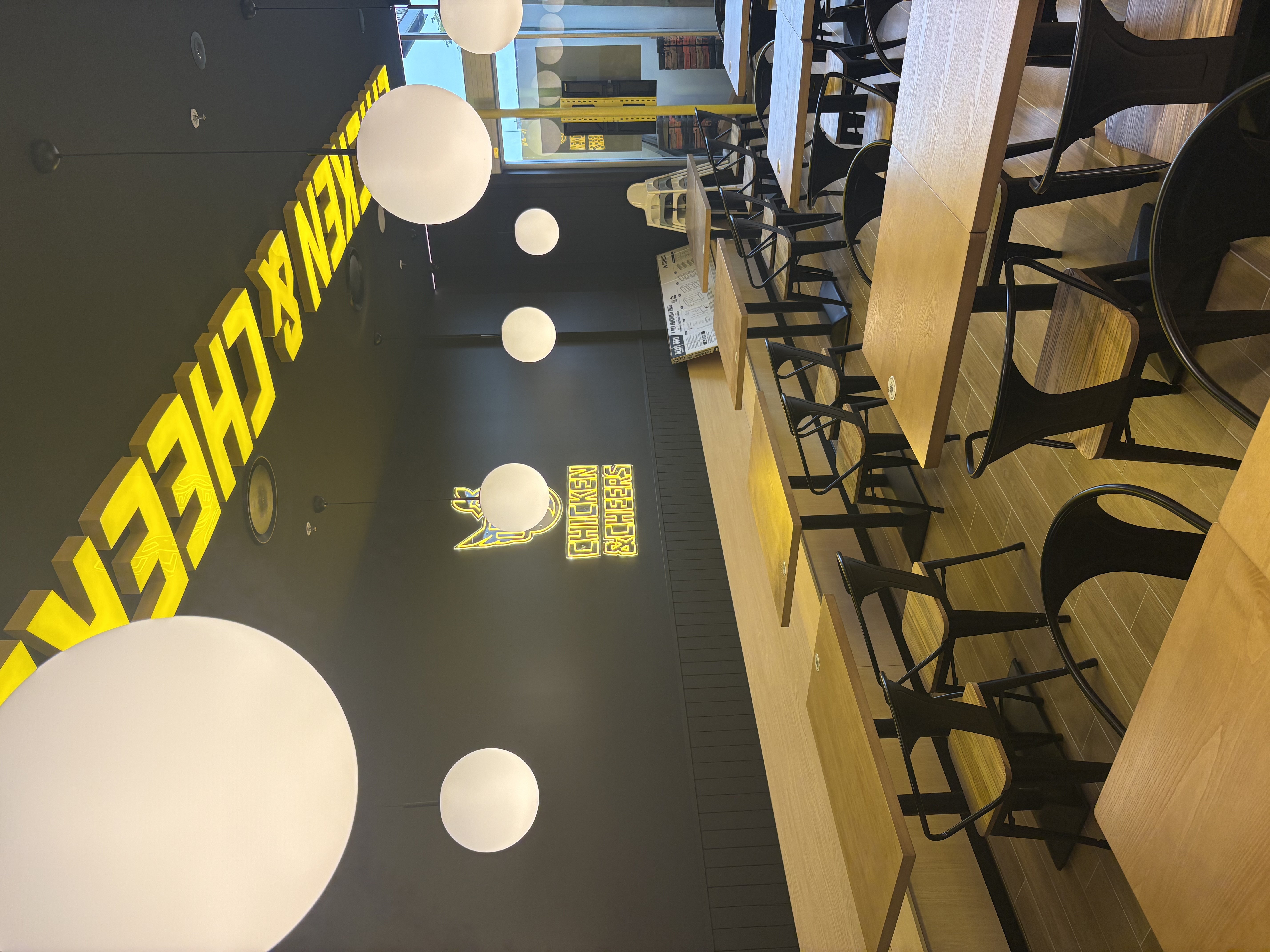 Chicken & Cheers Store Interior